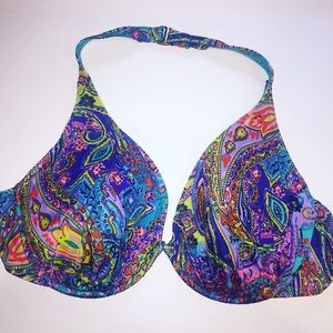 Victoria’s Secret Paisley Bikini Top! Size:38D⛵️⚓️